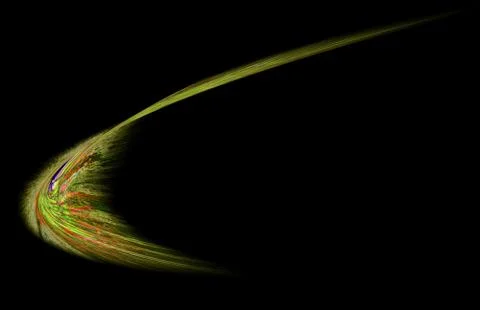 Abstraction on a black background Stock Photos