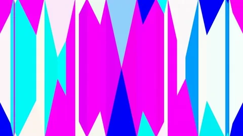 Abstraction Blue and Violet Loop Triangles Background Stock Footage 207481122