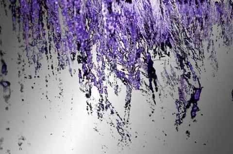 Abstraction blue corn on a gray background Stock Illustration