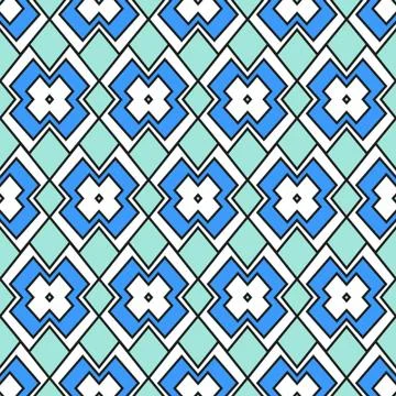 Abstraction in blue Stock Illustration