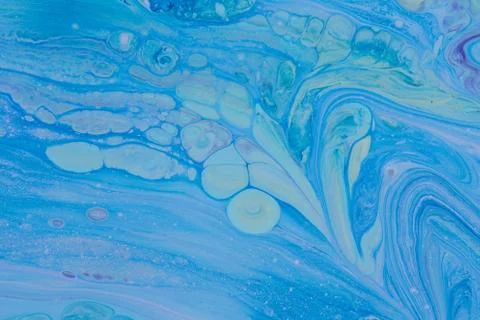 Abstraction blue paint Stock Photos