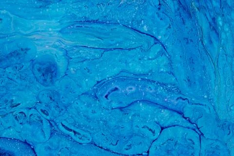 Abstraction blue paint Stock Photos