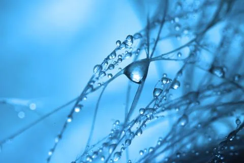 Abstraction in blue tones Stock Photos