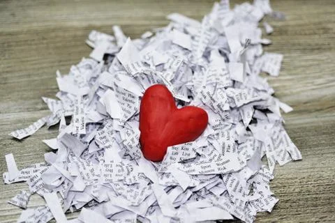 Abstraction of broken relationships. Stock Photos