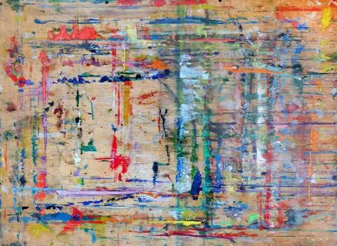 Abstraction on canvas Stock Photos