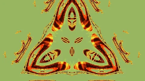 Abstraction - a changing triangle Stock Footage 8560993