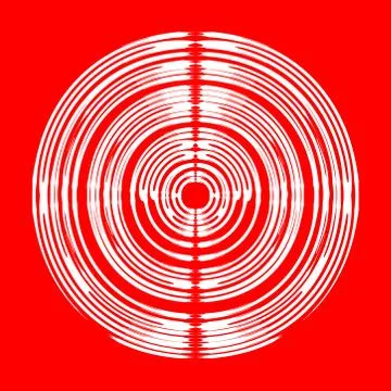 Abstraction circle on the background Stock Illustration