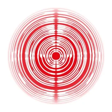 Abstraction circle on the colour background Stock Illustration