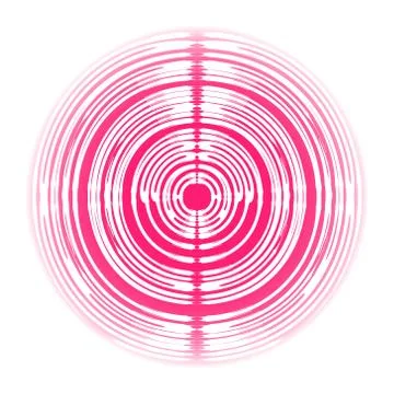 Abstraction circle on the colour background Stock Illustration