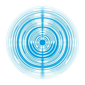 Abstraction circle on the colour background Stock Illustration