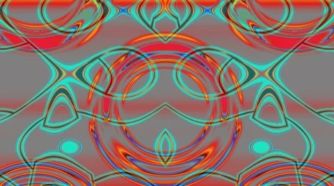 Abstraction - circles and the smooth lines Stock Footage 8570464