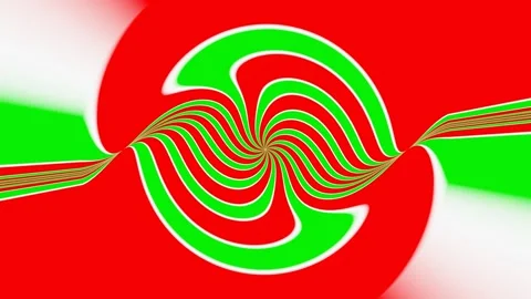 Abstraction color pattern. Animated screensaver looped seamlessly. Magical and h Stock Footage 247121175