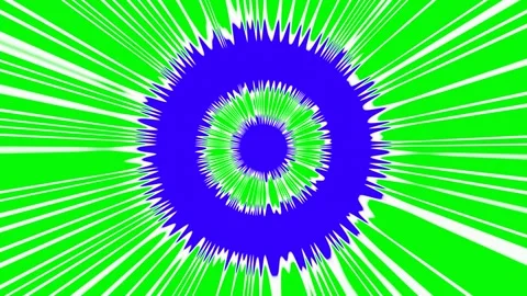 Abstraction color pattern of circles and lines. Looped graphic background. Abstr Stock Footage 247754329