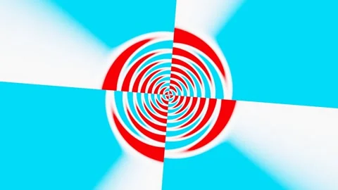 Abstraction color pattern of circles and lines. Looped graphic background. Abstr Stock Footage 247754379