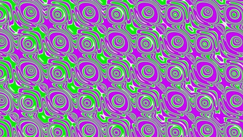 Abstraction color pattern. Looped background of wave lines. Fantastic and hypnot Stock Footage 247001506