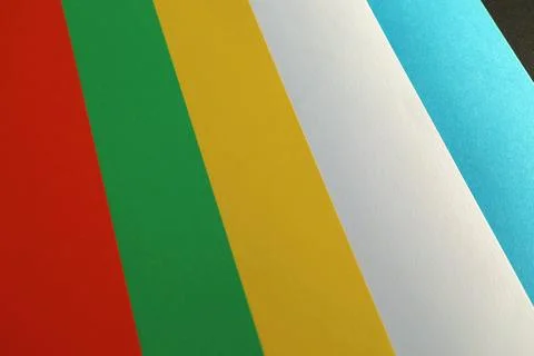 Abstraction of colored paper. Stock Illustration