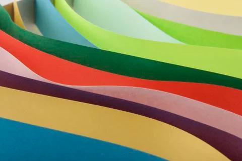 Abstraction from colored paper Stock Photos