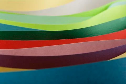 Abstraction from colored paper Stock Photos
