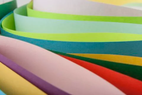 Abstraction from colored paper Stock Photos