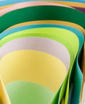 Abstraction from colored paper Stock Photos
