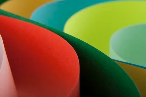 Abstraction from colored paper Foto stock