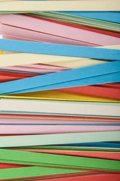 Abstraction from colored paper Stock Photos