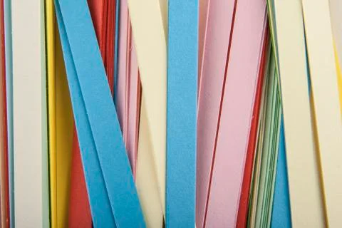 Abstraction from colored paper Stock Photos