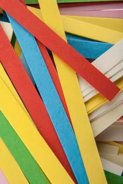 Abstraction from colored paper Stock-Fotos