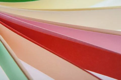 Abstraction from colored paper Foto stock