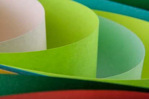 Abstraction from colored paper Stock Photos