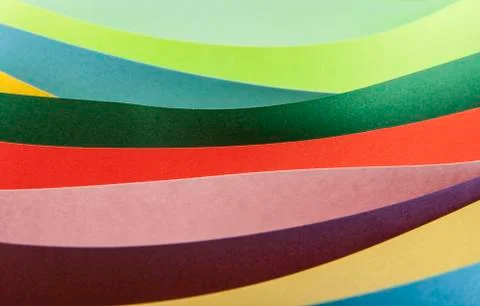 Abstraction from colored paper Stock Photos