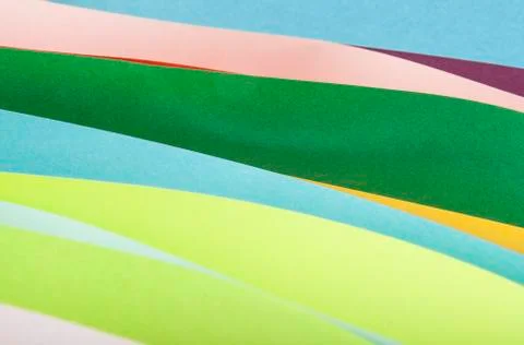 Abstraction from colored paper Stock Photos