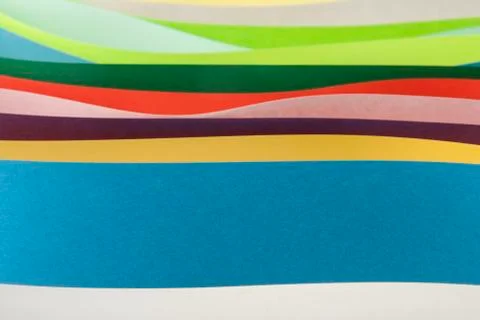 Abstraction from colored paper Stock Photos