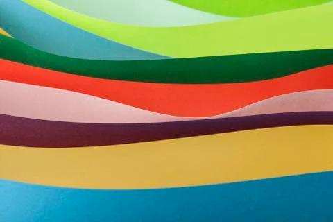 Abstraction from colored paper Stock Photos