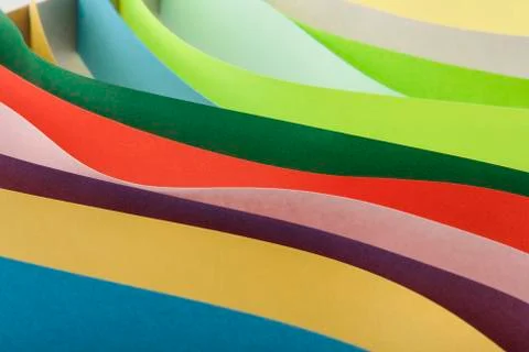 Abstraction from colored paper Stock Photos