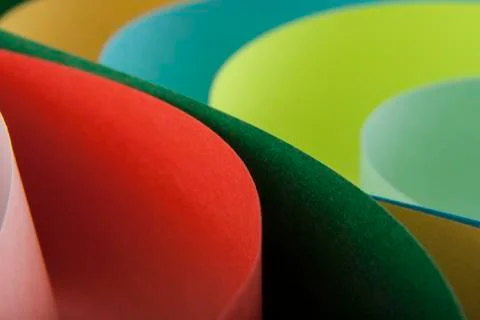Abstraction from colored paper Stock Photos