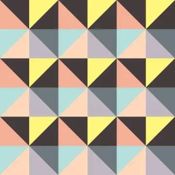 Abstraction composed of different triangles. Modern sealmless abstract textur Stock Illustration