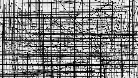 Abstraction with darkened geometric lines Stock Footage 159663651