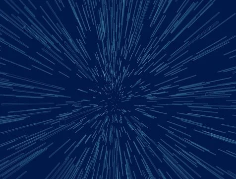 Abstraction with the effect of acceleration Stock Illustration