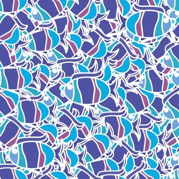 Abstraction fish Stock Illustration