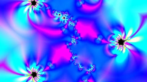 Abstraction - flowers Stock Footage 8558872