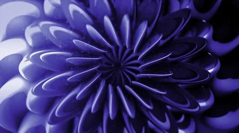 Abstraction in the form of a flower. Motion. a bright spring in the form of a Stock Illustration