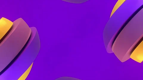 Abstraction in the form of moving spheres with layers. 3d rendering animation 4K Vídeo Stock 290304214