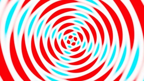 Abstraction of fractal patterns of circles and lines. Looped graphic background. Stock Footage 247754299