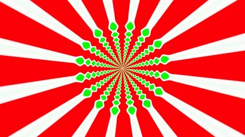 Abstraction of fractal patterns of circles and lines. Looped graphic background. Stock Footage 247754362