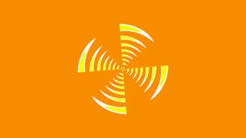 Abstraction of fractal patterns of circles and lines. Looped graphic background. Stock Footage 247754374