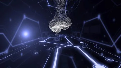 Abstraction of functional artificial intelligence in the data center with 库存插图