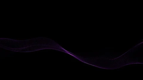 The abstraction of the future smooth light waves in an exquisite purple hue. Video stock 330593187