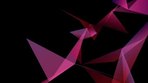 Abstraction geometrical composition with triangles Stock Illustration