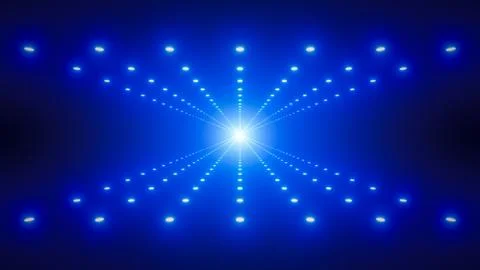 Abstraction of glowing lights Stock Illustration